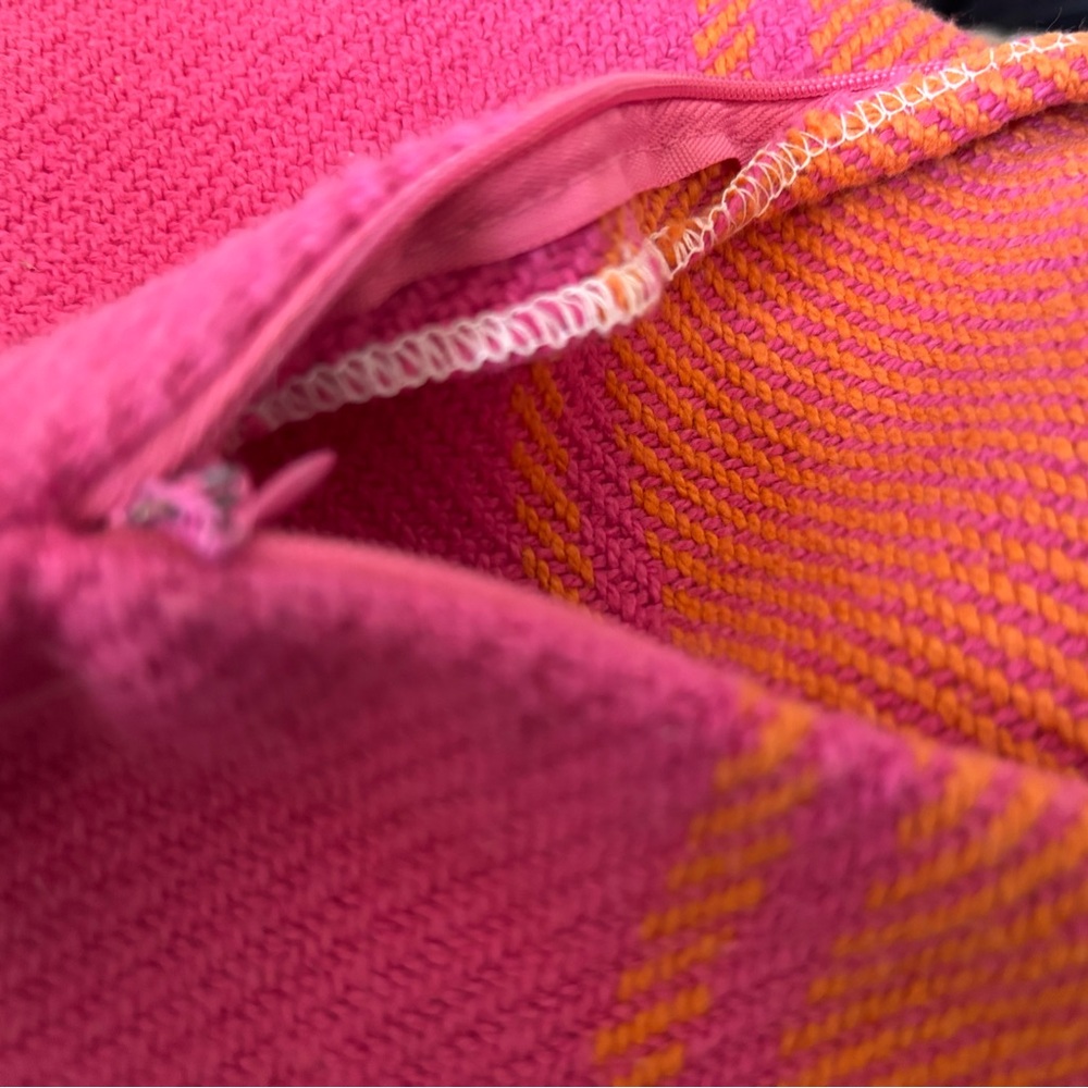Coverlet & 3 Euro Shams - Striped Pink Bedding - Picture 4 of 4